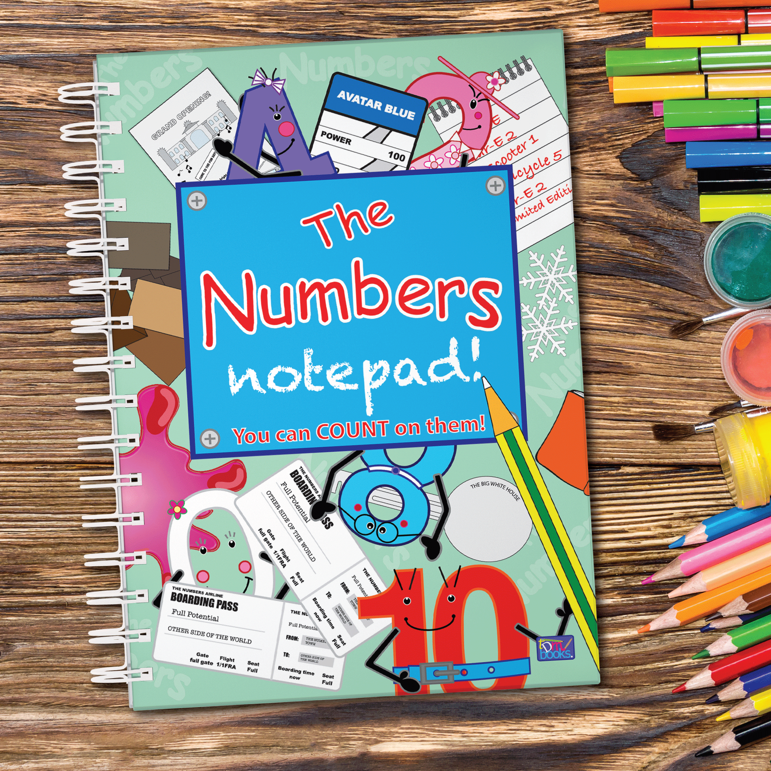 THE NUMBERS! NOTEPAD – tdmbooks
